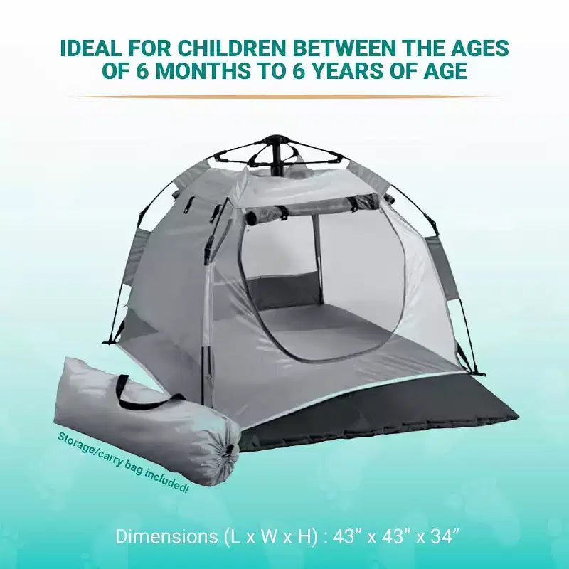 Tente de camping légère et portable en forme de cosse de pois - Minuit : sac de transport, se plie pour faciliter le transport et le rangement, structure métallique