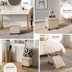 Banc de rangement pour chambre à coucher, bout de lit, banc de rangement en velours, grand banc de rangement, banc d'entrée avec rangement