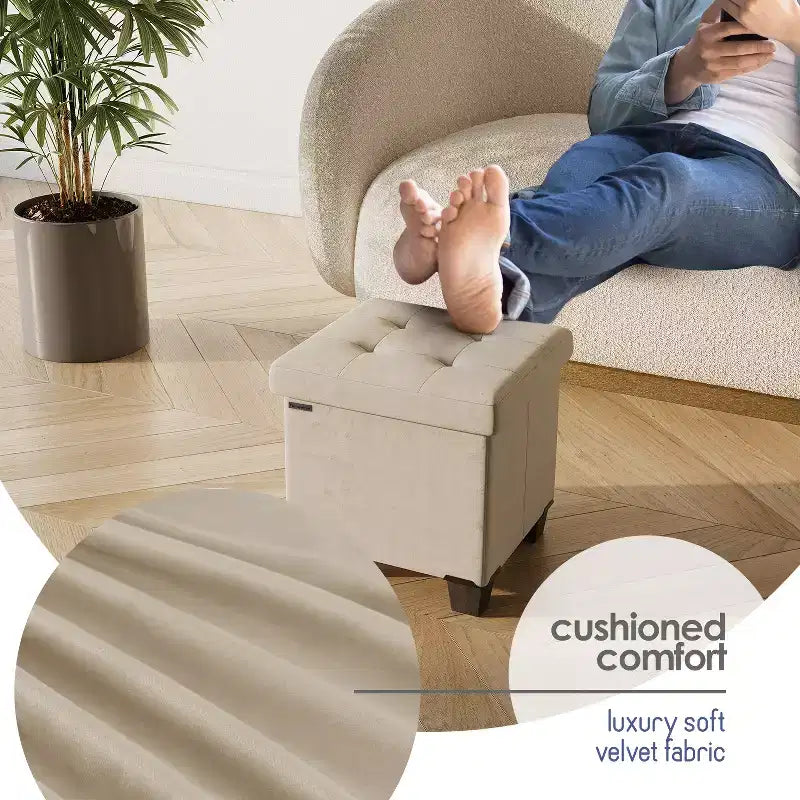 Banc de rangement pour chambre à coucher, bout de lit, banc de rangement en velours, grand banc de rangement, banc d'entrée avec rangement