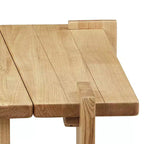 Table basse en bois de frêne massif Table basse en bois