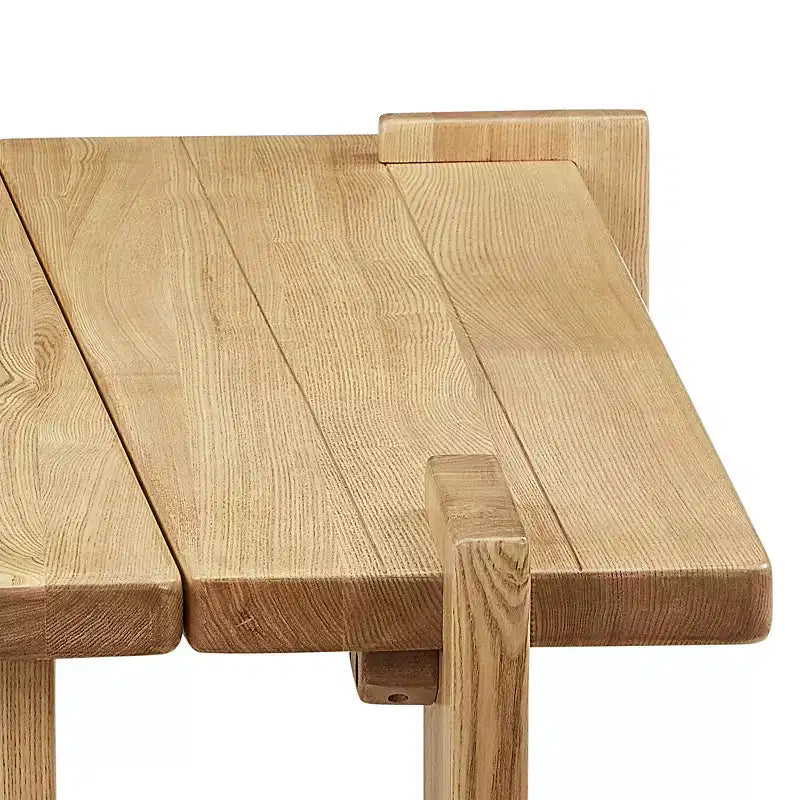 Table basse en bois de frêne massif Table basse en bois