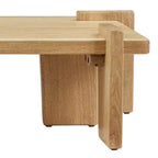 Table basse en bois de frêne massif Table basse en bois