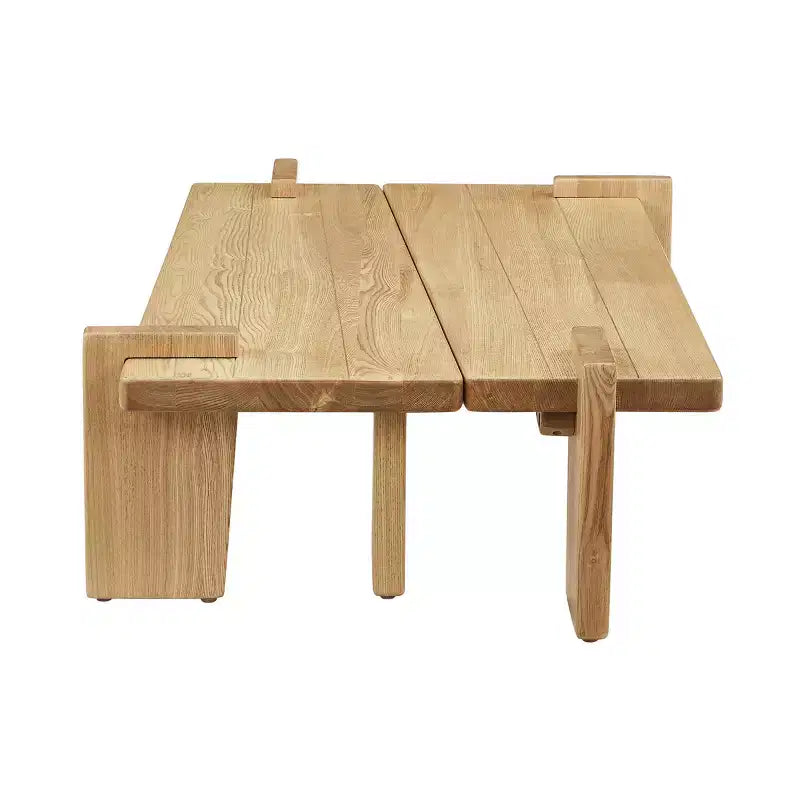 Table basse en bois de frêne massif Table basse en bois
