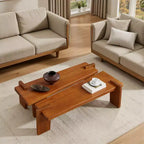 Table basse en bois de frêne massif Table basse en bois