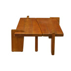 Table basse en bois de frêne massif Table basse en bois