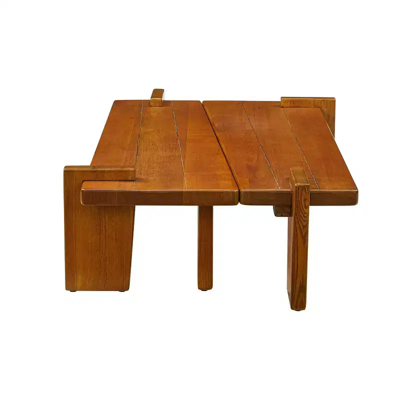 Table basse en bois de frêne massif Table basse en bois