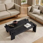 Table basse en bois de frêne massif Table basse en bois