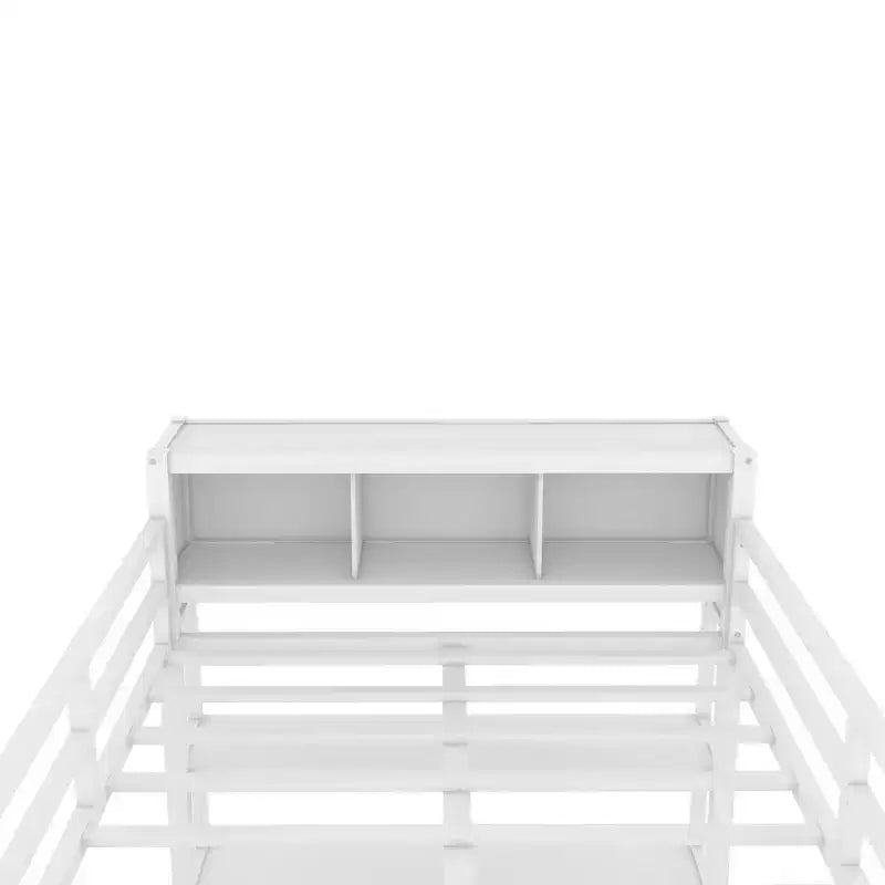 Lit mezzanine pleine grandeur avec armoire et bureau en L, lits superposés en métal robuste avec étagères de rangement, lits mezzanine modernes pour adolescents et adultes
