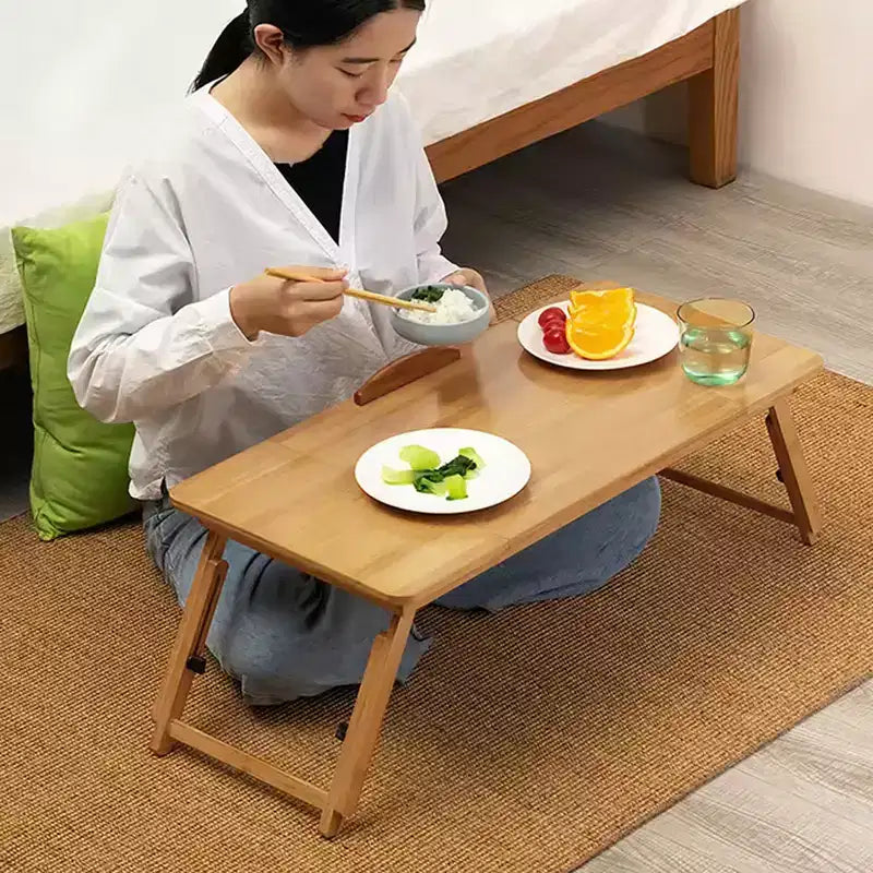 Support pour ordinateur portable pour lit, bureau en bambou pour genoux, hauteur et angle réglables, plateau pliable pour canapé, canapé, sol pour travailler, dessiner, lire, manger