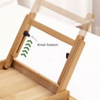 Support pour ordinateur portable pour lit, bureau en bambou pour genoux, hauteur et angle réglables, plateau pliable pour canapé, canapé, sol pour travailler, dessiner, lire, manger