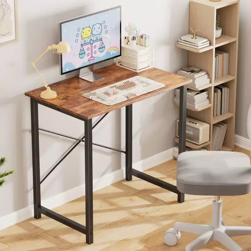 32 petits bureaux informatiques – Table d'écriture de bureau à domicile renforcée en forme de X, style simple et moderne