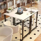 32 petits bureaux informatiques – Table d'écriture de bureau à domicile renforcée en forme de X, style simple et moderne