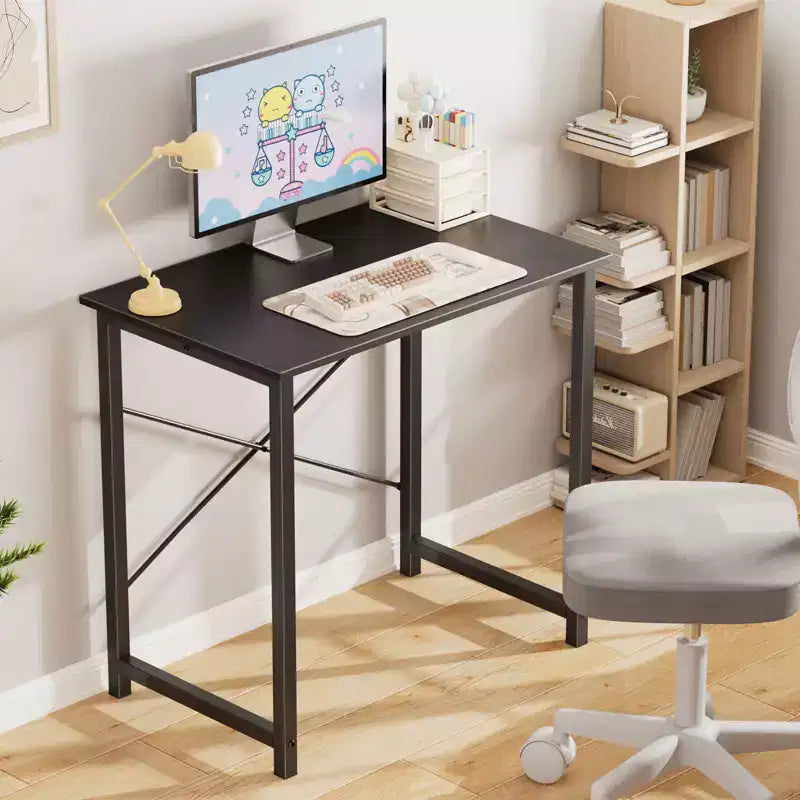 32 petits bureaux informatiques – Table d'écriture de bureau à domicile renforcée en forme de X, style simple et moderne