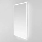 Miroir rectangulaire Houston 24 en aluminium et LED - LMR1003 - Argent/Blanc - Safavieh