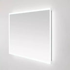 Miroir rectangulaire Houston 24 en aluminium et LED - LMR1003 - Argent/Blanc - Safavieh