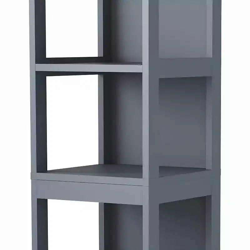 Meuble de rangement haut et étroit pour salle de bain de 145 cm avec étagères et tiroirs, organisateur de tour étanche