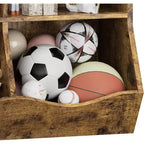 Étagère à Livres à 3 Niveaux et Armoire de Rangement de Jouets pour Enfants, Organisateur Multi-Cases pour Chambre, Salle de Jeux, Salles de Classe
