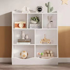 Étagère à Livres à 3 Niveaux et Armoire de Rangement de Jouets pour Enfants, Organisateur Multi-Cases pour Chambre, Salle de Jeux, Salles de Classe