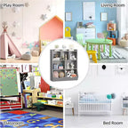 Étagère à Livres à 3 Niveaux et Armoire de Rangement de Jouets pour Enfants, Organisateur Multi-Cases pour Chambre, Salle de Jeux, Salles de Classe