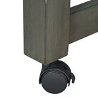 Îlot de cuisine extensible avec rangement et prises électriques, chariot de cuisine rétro multifonctionnel sur roulettes avec tiroirs et étagères ouvertes, gris
