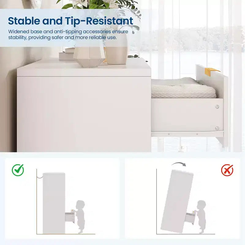 Commode à 5 tiroirs cannelée pour chambre à coucher, commode moderne de 120 cm de haut avec poignées en métal doré, commode en bois pour placard, salon, couloir