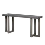 Console de 160 cm avec pieds en bois massif, élégante table d'entrée avec plateau épais, table de couloir pour salon, chambre à coucher