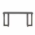 Console de 160 cm avec pieds en bois massif, élégante table d'entrée avec plateau épais, table de couloir pour salon, chambre à coucher