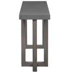 Console de 160 cm avec pieds en bois massif, élégante table d'entrée avec plateau épais, table de couloir pour salon, chambre à coucher