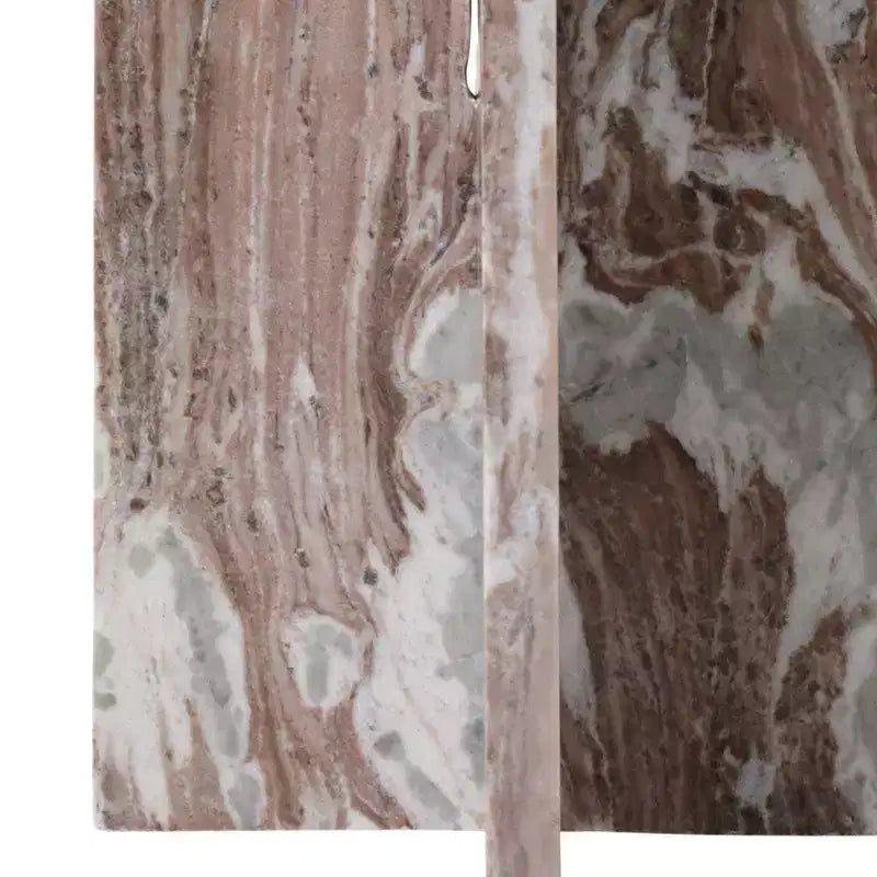 Table d'appoint, table de chevet ou table de nuit en marbre avec plateau rond en agate, idéale pour les grands ou petits espaces