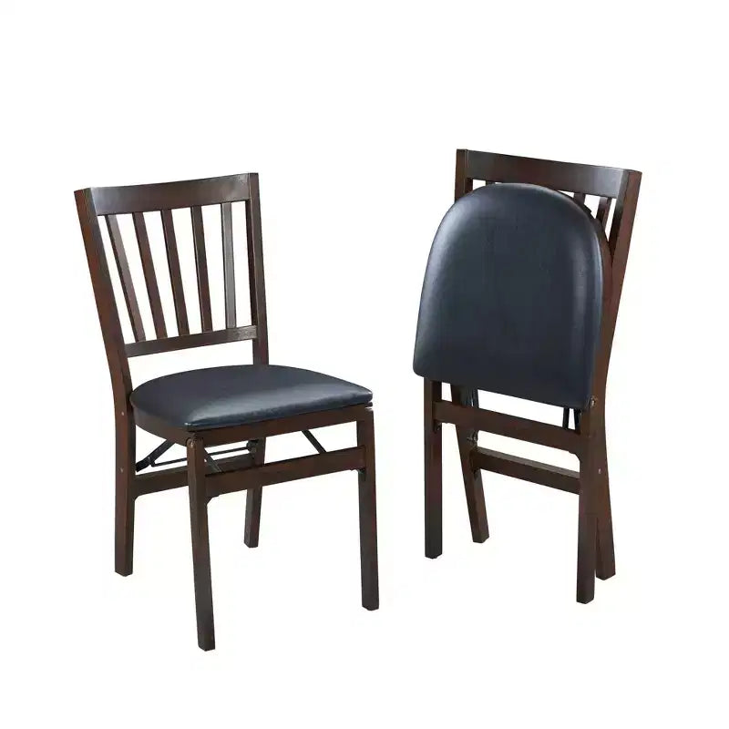 Chaise Pliante School House Marron Espresso
