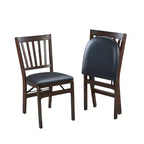 Chaise Pliante School House Marron Espresso