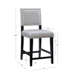 Tabouret de bar 24 po Brook à hauteur de comptoir