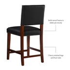 Tabouret de bar 24 po Brook à hauteur de comptoir