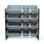 Organisateur de jouets Sumatra avec bacs de rangement Expresso/Gris