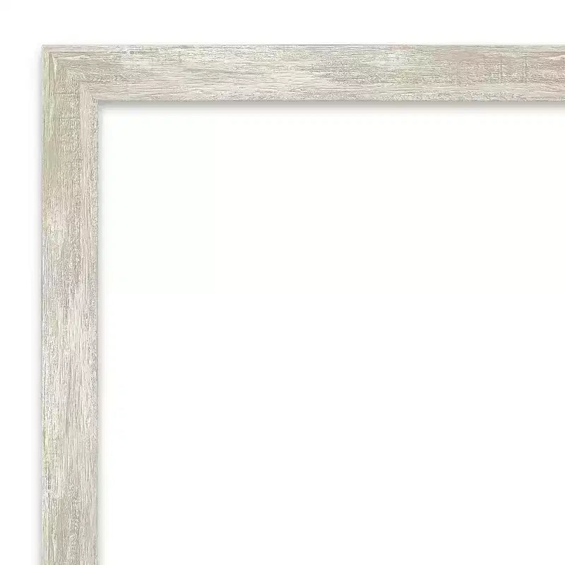 Miroir mural de salle de bain à cadre étroit craquelé et métallique