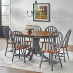 Table à manger extensible en bois massif Lancaster Farmhouse