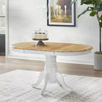Table à manger extensible en bois massif Lancaster Farmhouse
