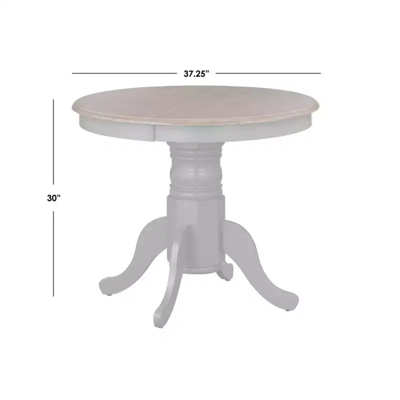 Table à manger extensible en bois massif Lancaster Farmhouse