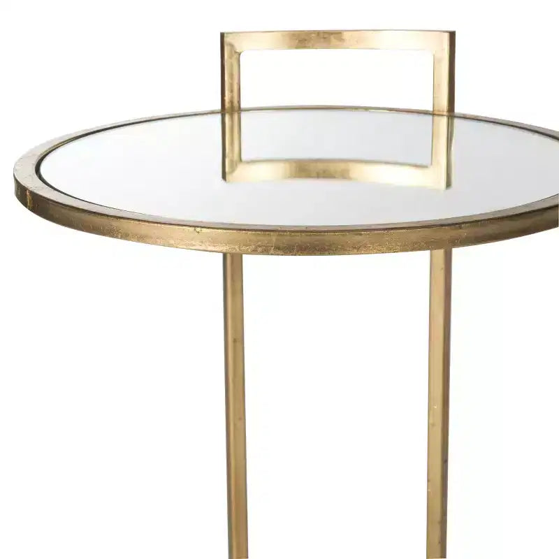 Table d'appoint Calvin – Or/Miroir