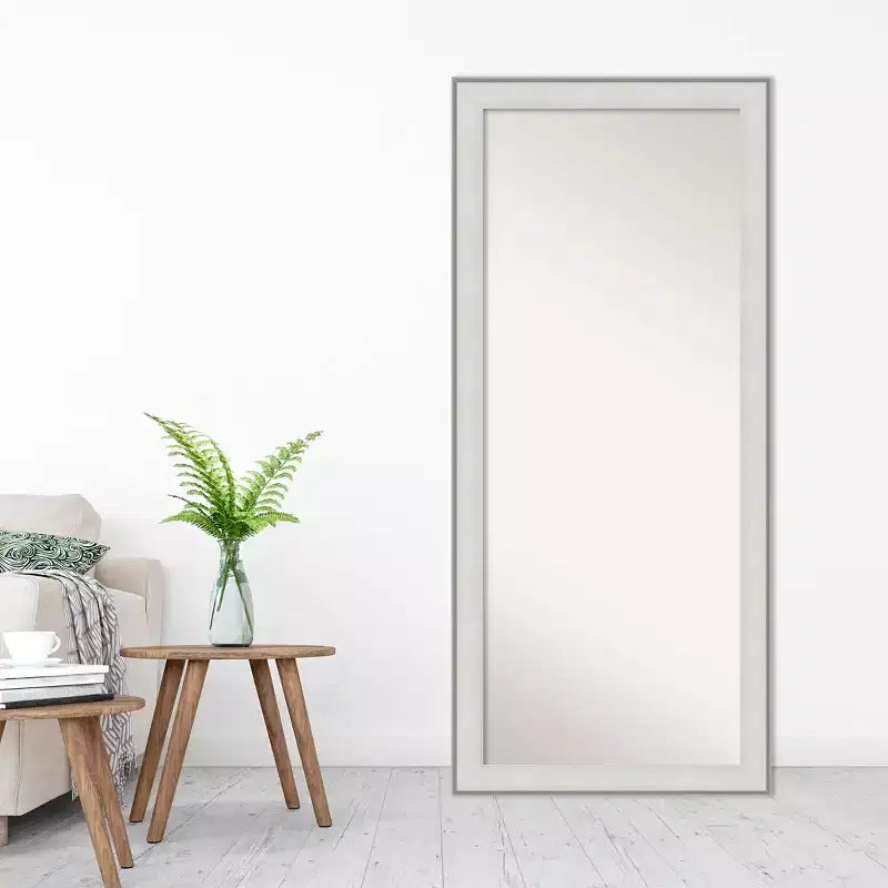 Miroir sur pied 29 x 65 po pleine longueur encadré