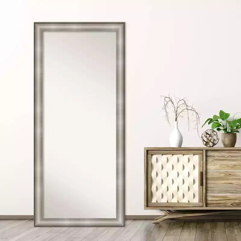 Miroir sur pied 29 x 65 po pleine longueur encadré