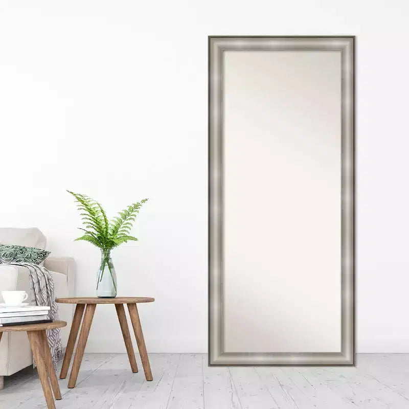 Miroir sur pied 29 x 65 po pleine longueur encadré