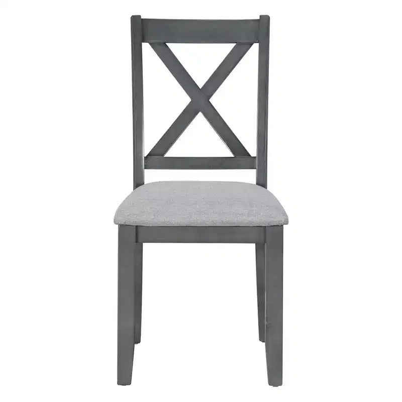 Table de salle à manger pliable 6 places avec 4 chaises et un banc